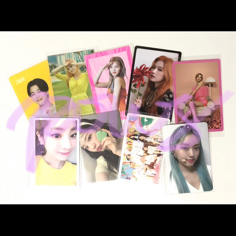 PC TWICE DAHYUN LOONA GOWON PHOTOCARD JIMIN BTS