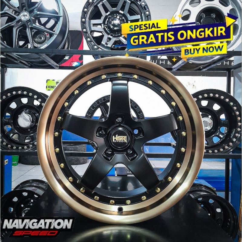 Velg Hsr Bob Ring 18 Buat Expander, Terios, Crv, Civic, Brv, Innova, Almas dll Hsr Bob Ring 18