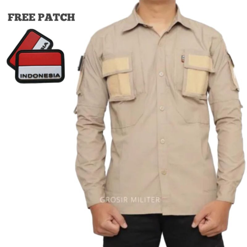 Kemeja Tactical 511 Lengan Panjang Pria Original