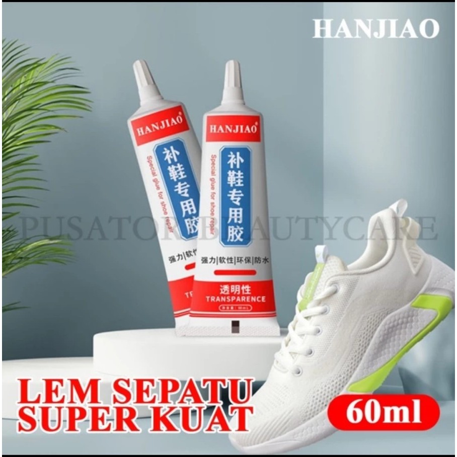 

Lem Sepatu Super Kuat Tahan Air/ Lem Sepatu Hanjiao Original Perekat Sepatu 60ml