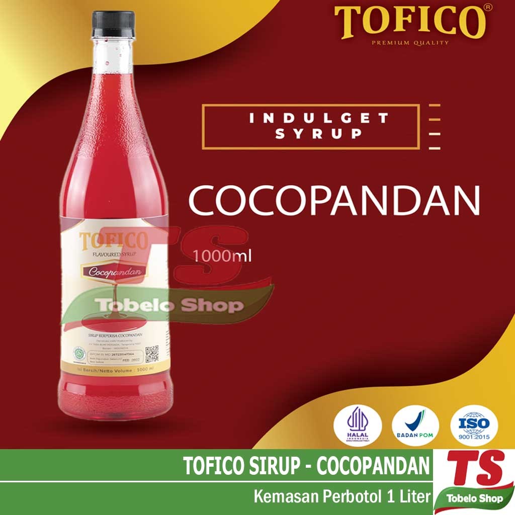 

TOFICO COCOPANDAN SYRUP 1LITER / TOFICO COCOPANDAN SIRUP