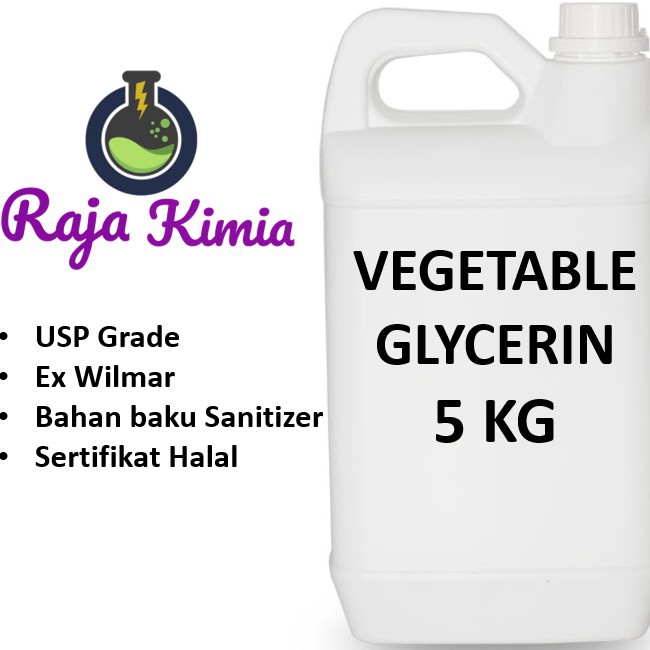 

Vegetable Glycerin Gliserin Gliserol Pharmaceutical Grade 5 KG