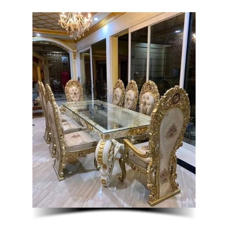 MEJA MAKAN SULTAN MEJA MAKAN MEWAH UKIR KAYU JATI JEPARA