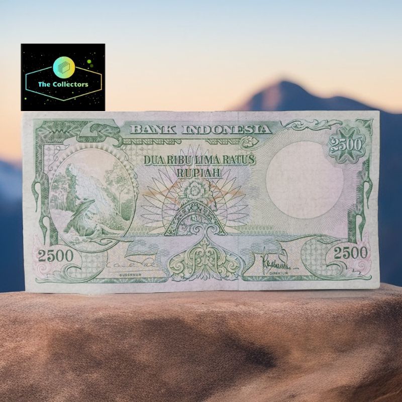 Uang Kuno 2500  Rupiah Komodo 1957