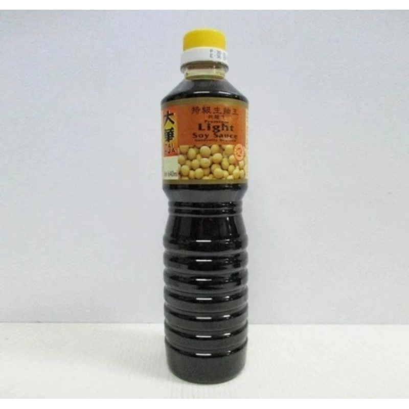 

Tai Hua Premium Light / Dark Soy Sauce - Kecap Asin 640 ml