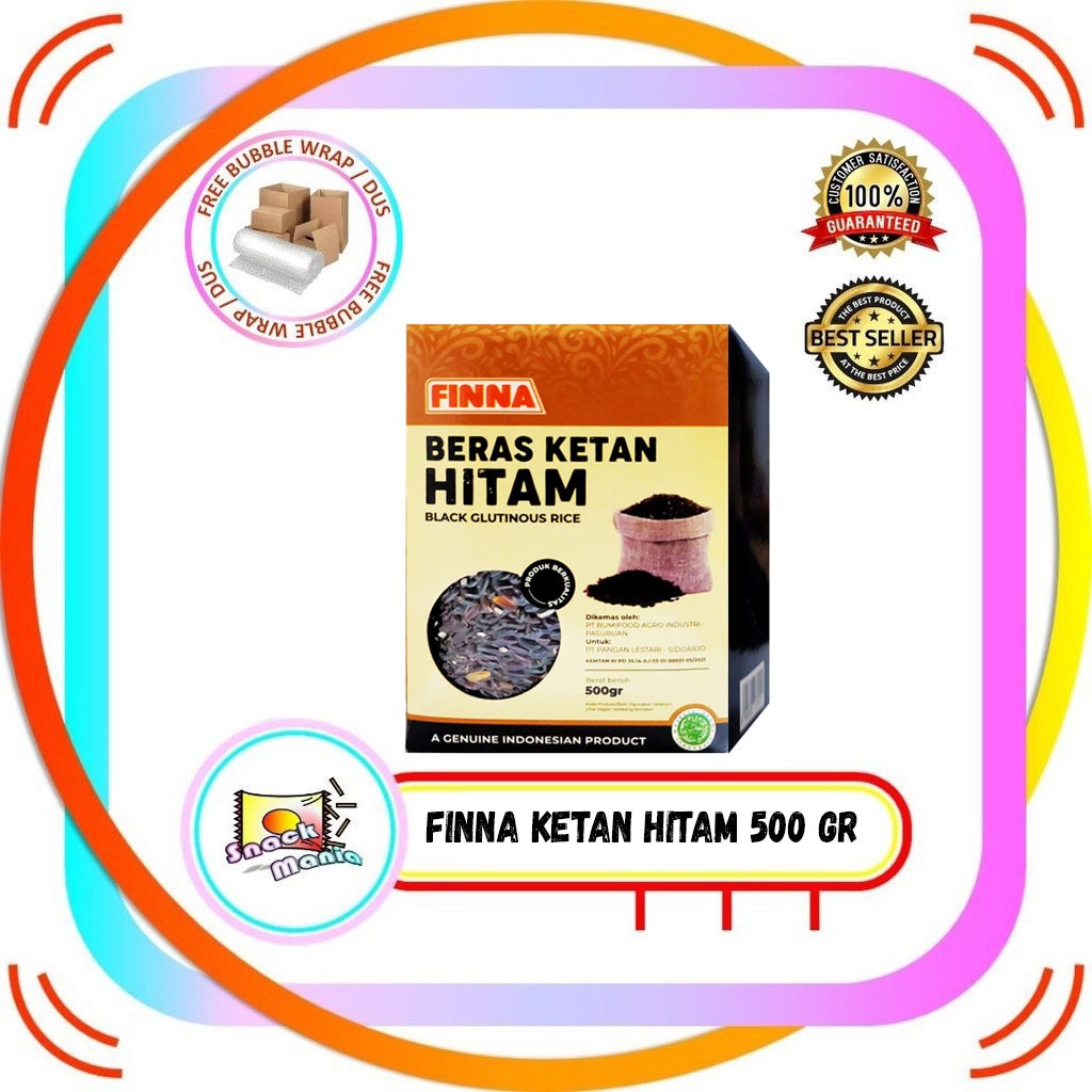 

Finna Ketan Hitam 500 gr