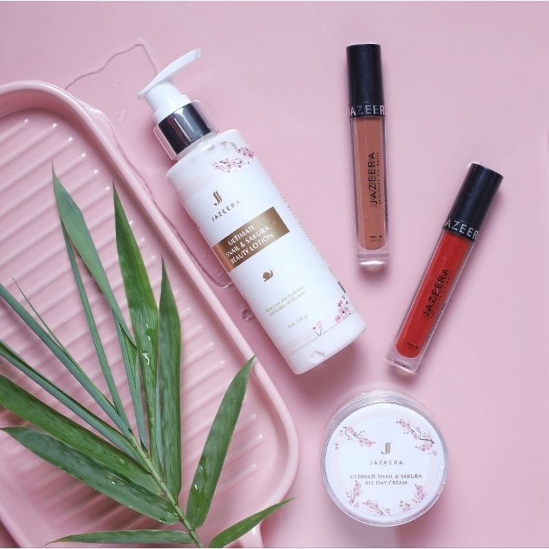 PAKET JAZEERA MURAH CREAM + LIPSTIK + HANDBODY