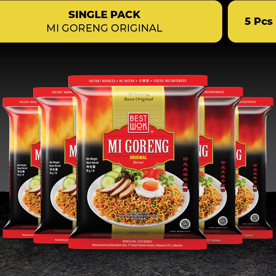 

PROMO MURAH Best Wok Mi Goreng Original Single Pack 5 pcs