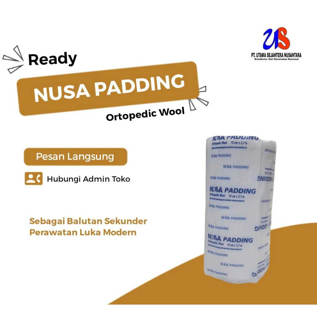 Mediban/Ortho Wool/Softban/Cellona/Orthopedic Padding Bandage/Perban - 10cm x 2.7m