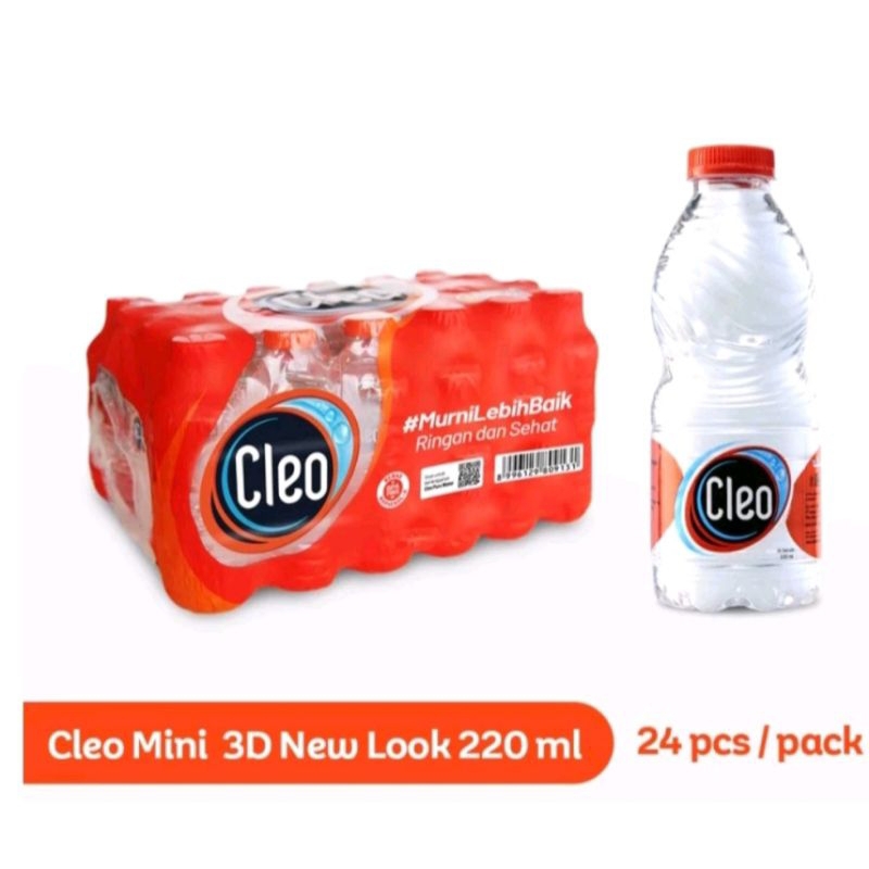 

Cleo Air Mineral 220ml Isi 24 Botol