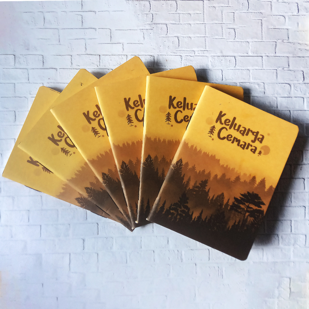 Buku Tulis CUSTOM Handmade Vintage Aesthetic Cocok untuk Merchandise, Souvenir Nikah, buku sekolah &