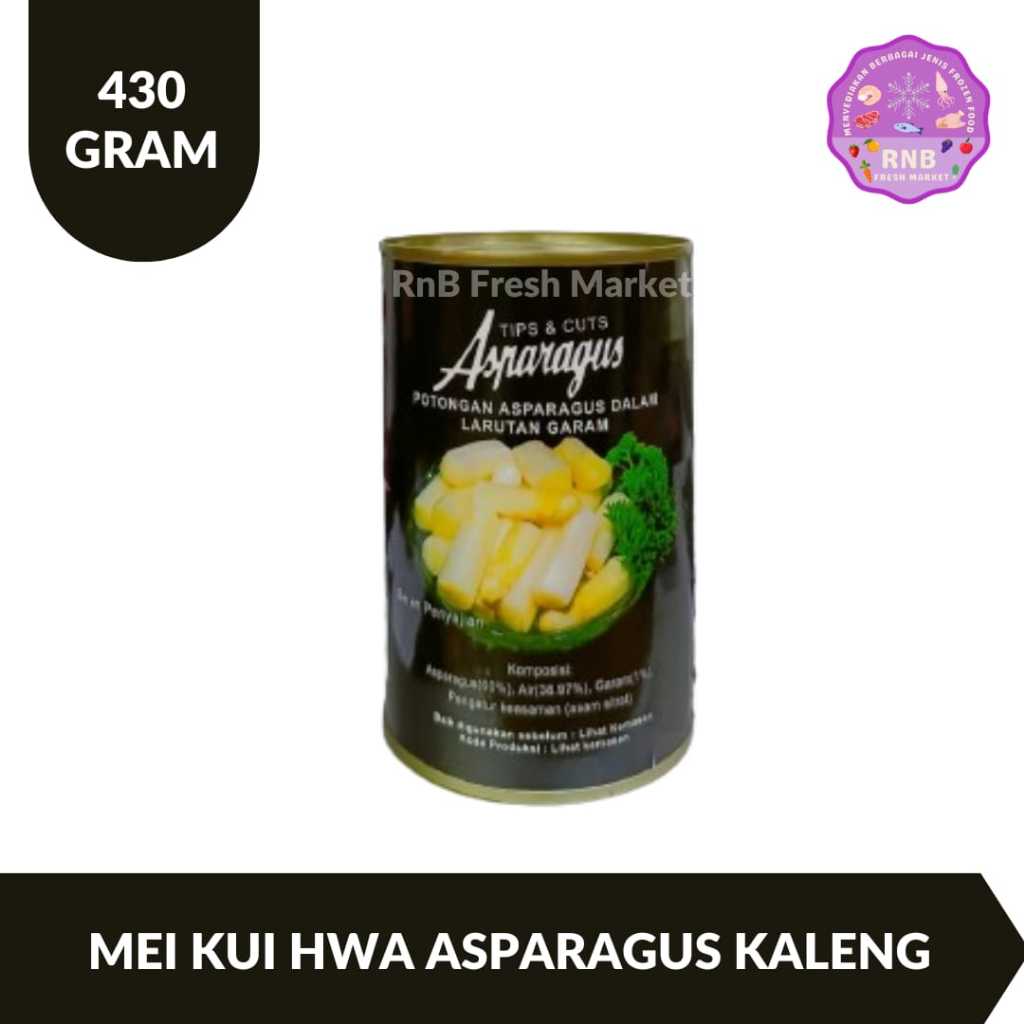 

Mei Kui Hwa Asparagus Kaleng Netto 430 Gram