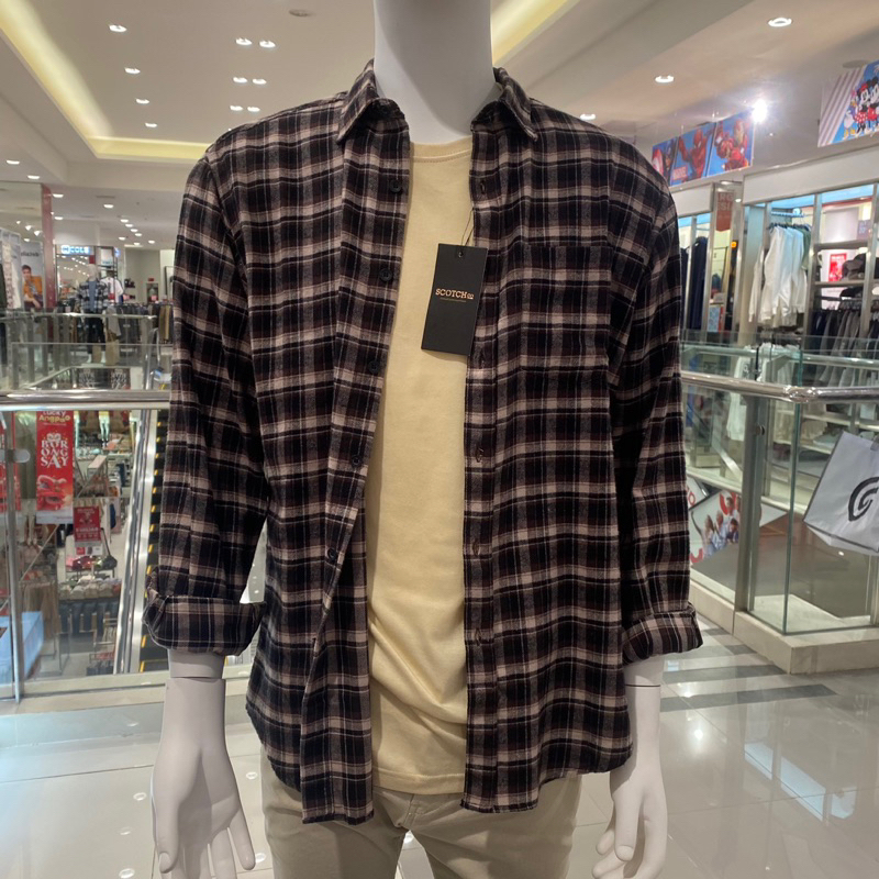 SCOTCH KEMEJA FLANEL PRIA LENGAN PANJANG MATAHARI PROMO TAHUN BARU