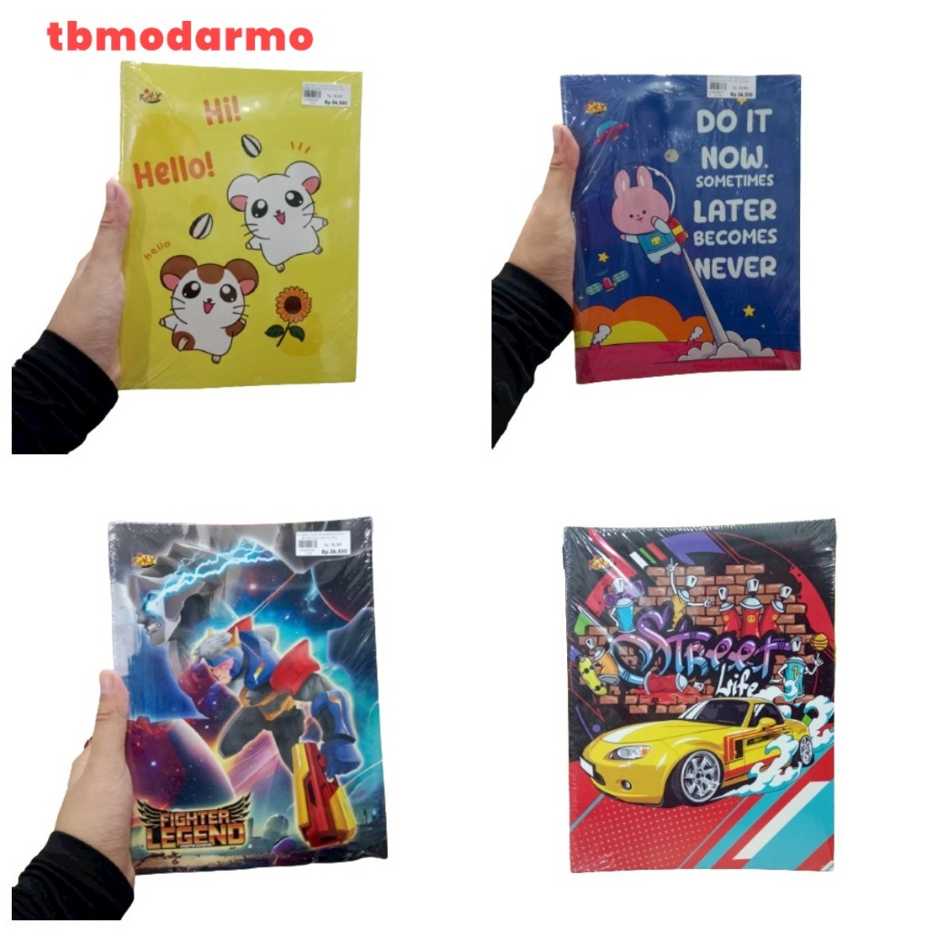

TBMO BUKU TULIS KIKY 38 LEMBAR POLOS/WARNA