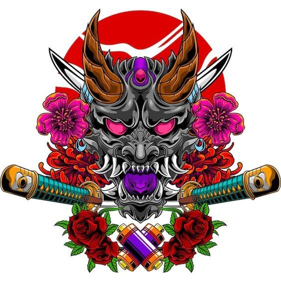 

SABLON DTF STIKER TINGGAL SETRIKA MUDAH DAN PRAKTIS BISA SATUAN - ONI SAMURAI BUNGA