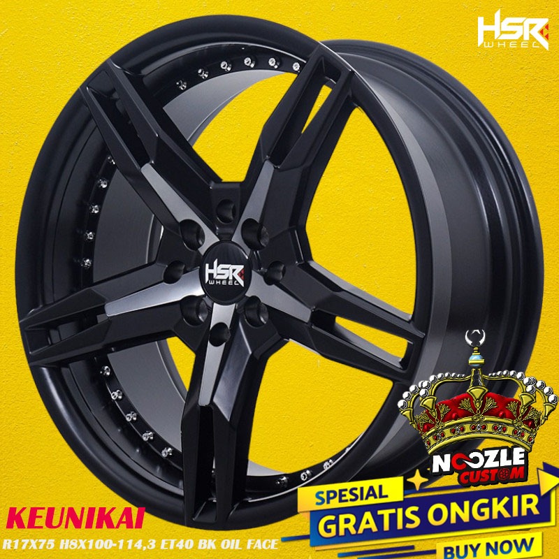 Velg Mobil Xenia Avanza R17 Terbaru HSR Ring 17 Pelek Racing HSR Terbaru