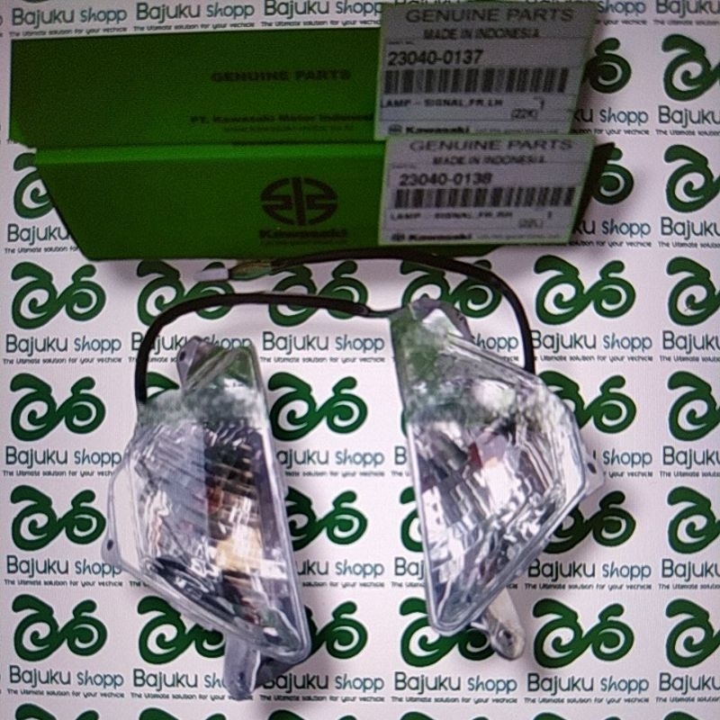 LAMPU SEN SEIN DEPAN SET KAWASAKI ZX25R ZX25 R ZX 25R ORIGINAL KAWASAKI