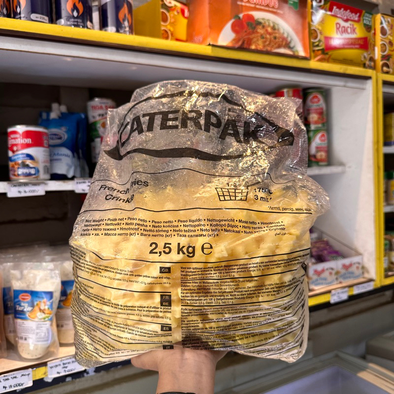 

Caterpak kentang crinkle 2,5kg