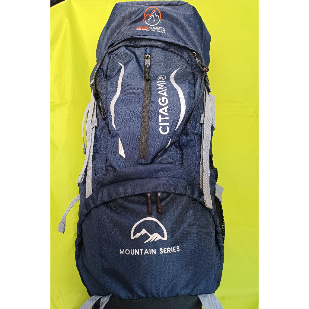Tas Gunung Seven Summit Citagami 60L Keril Hiking Carrier Camping Daily Outdoor