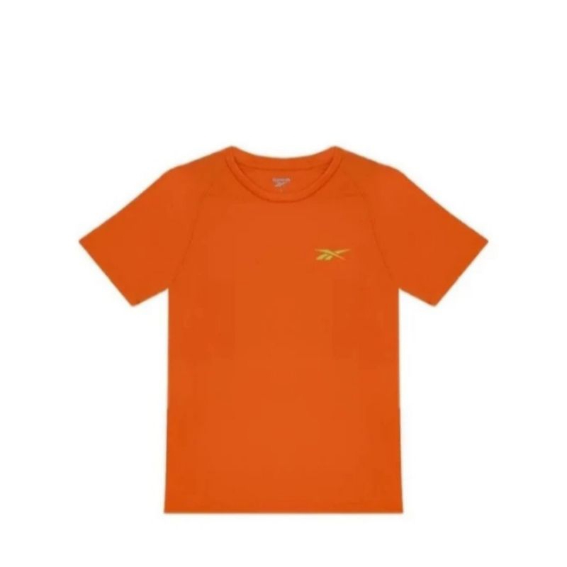 Original Koas Running Wanita Reebok Women Running T-shirt Orange