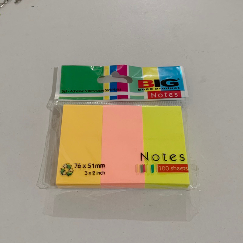

Sticky Note BIG 3 cut | Memo Tempel | Pembatas Kertas