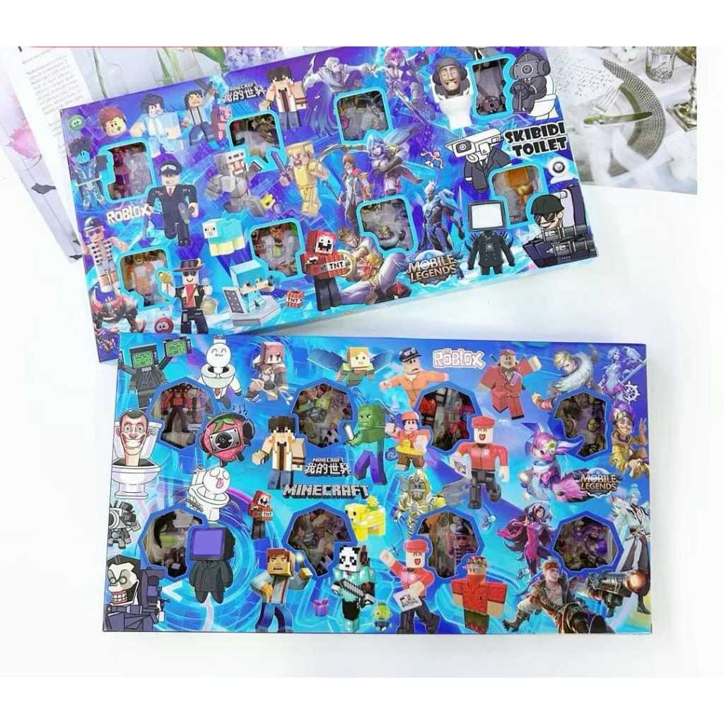 

Sticker Viral Rainbow Skibidi Toilet Minecraft Roblox Mobile Legends Isi 200 Lembar