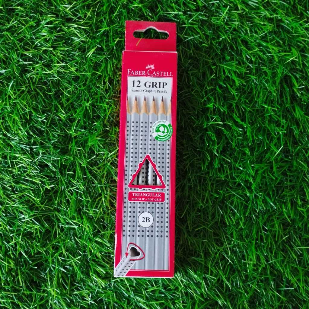 

Pensil 2B Grip Triangular Pencils Faber-Castell (B0119)