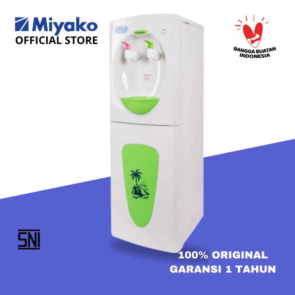 MIYAKO - Water Dispenser WD 389 Hot & Cool Garansi Resmi / Dispenser Miyako Galon Atas Low Watt / Di