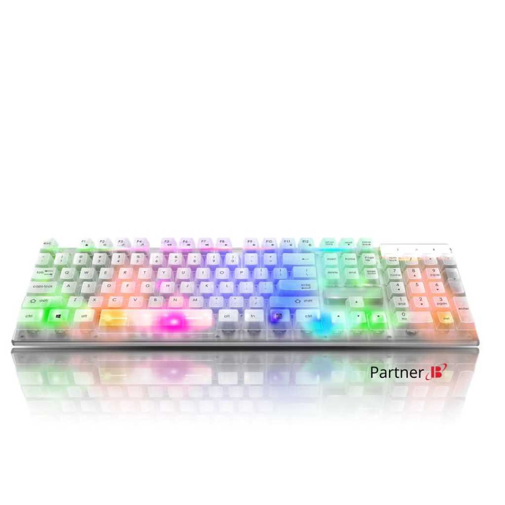 Keyboard Transparent RGB  /Crystal Clear Wireless Mechanical Gaming Keyboard /Keyboard with Transluc
