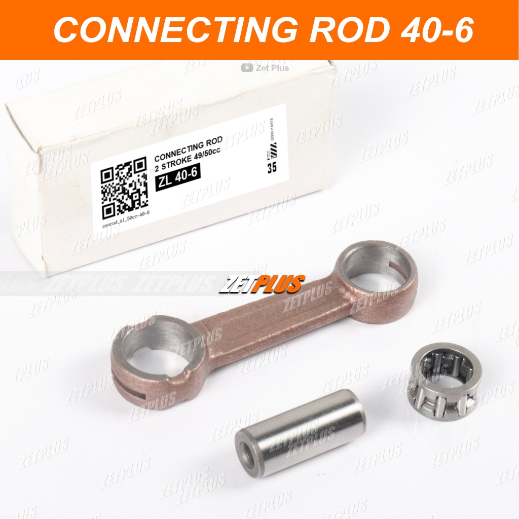 STANG SEHER ZL 40-6 (40mm) /connecting rod piston motor mini 50cc 2 tak/seker Mini Trail-ATV-GP-Scoo