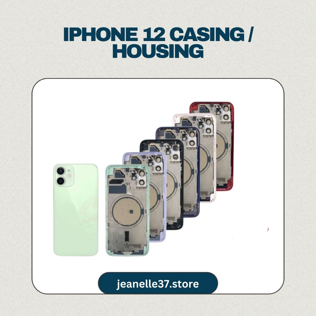 IPHONE 12 CASING / HOUSING KEMULUSAN 80% BEKAS/COPOTAN ORIGINAL Best Seller