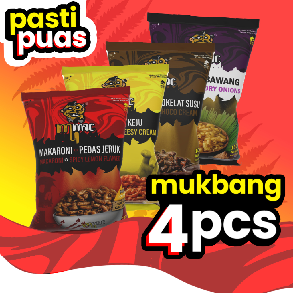 

Makaroni MYMAC - Paket Mukbang (4 pcs)