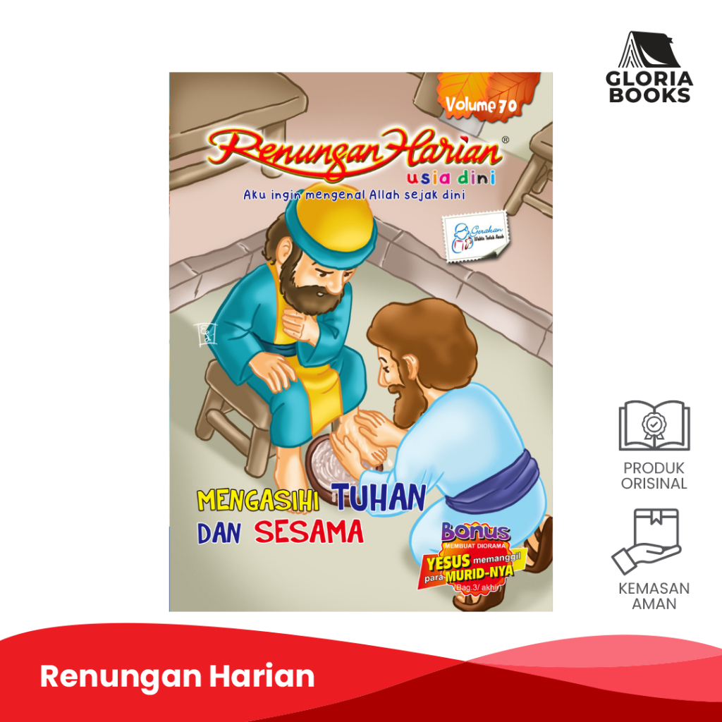 Renungan Harian Usia Dini Vol. 61-79 - Renungan Harian Anak, Bonus Aktivitas dari Kertas