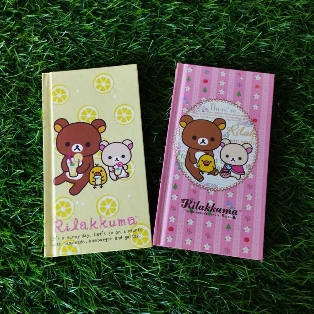 

Buku Tulis Diary Notes Notebook Rilakkuma Sedang Hard Cover (AGK42)