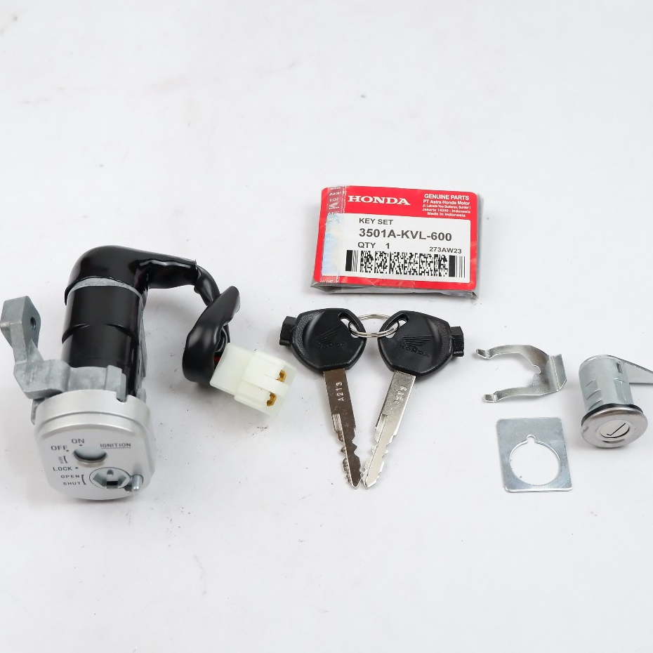 Kunci Kontak Ori Supra X 125 / Kunci Kontak Honda Supra X 125 Fi Original Premium - 3501A-KVL-600