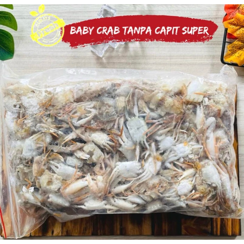 

Baby Crab Frozen Mentah -+ 1 Kg