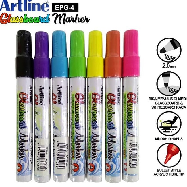 

ART H89C Artline Glassboard Marker EPG 4 2MM