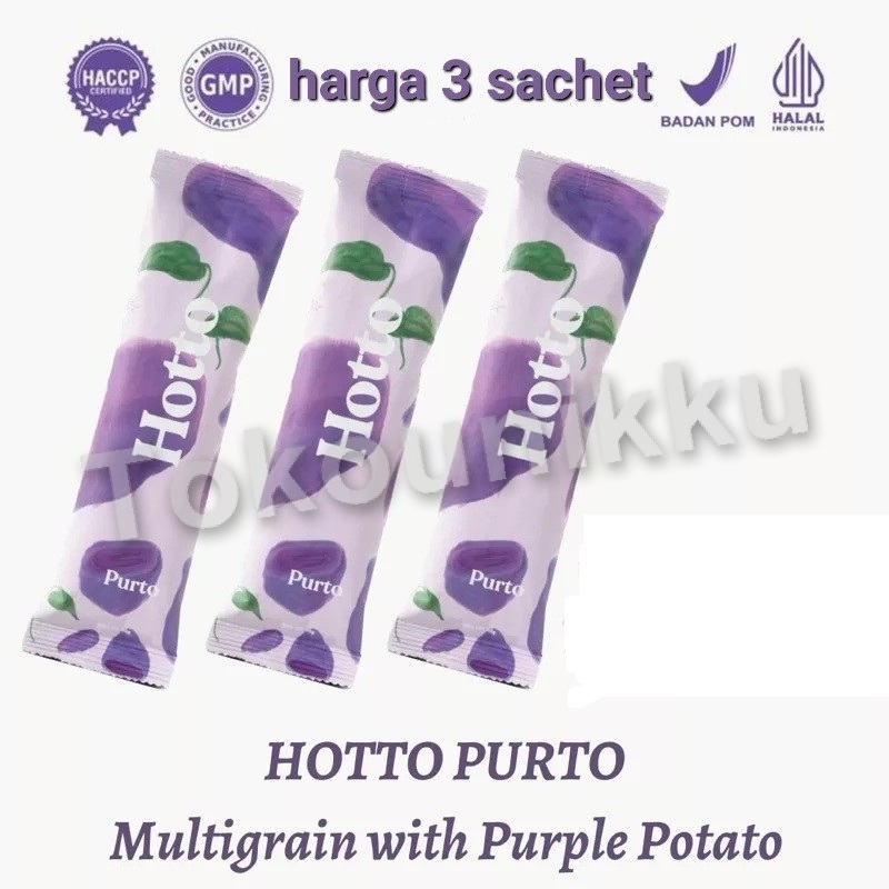 

Hotto Purto Multigrain with Purple Potato (3 sachet x 30gr) Original
