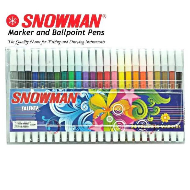 

ART M57J Spidol Snowman 24 warna 1set24wrn