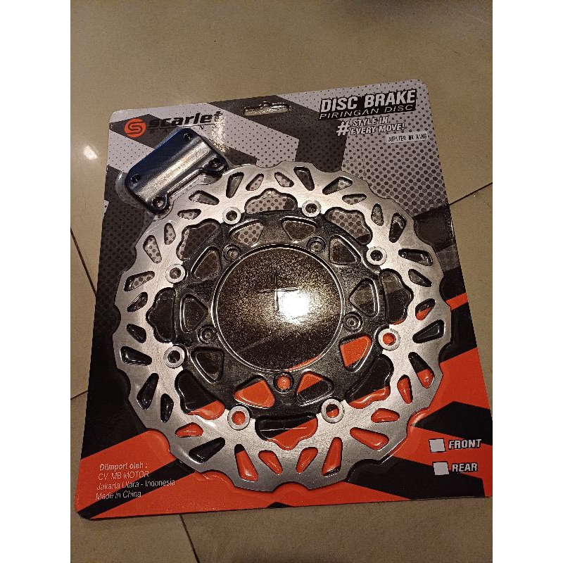 piringan cakram disc depan MX King variasi lebar 300mm sct