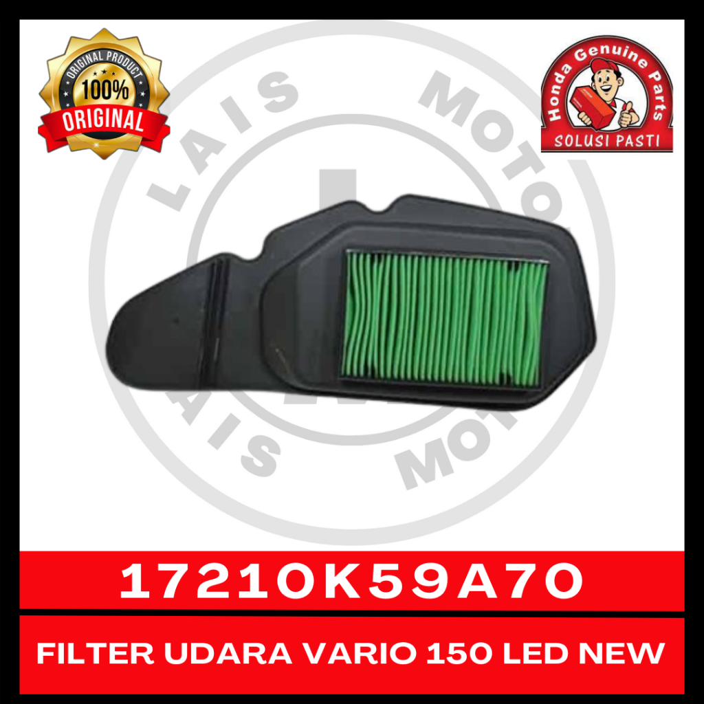 Filter Udara K59A70 Vario 150 Led New 17210K59A70 Original AHM