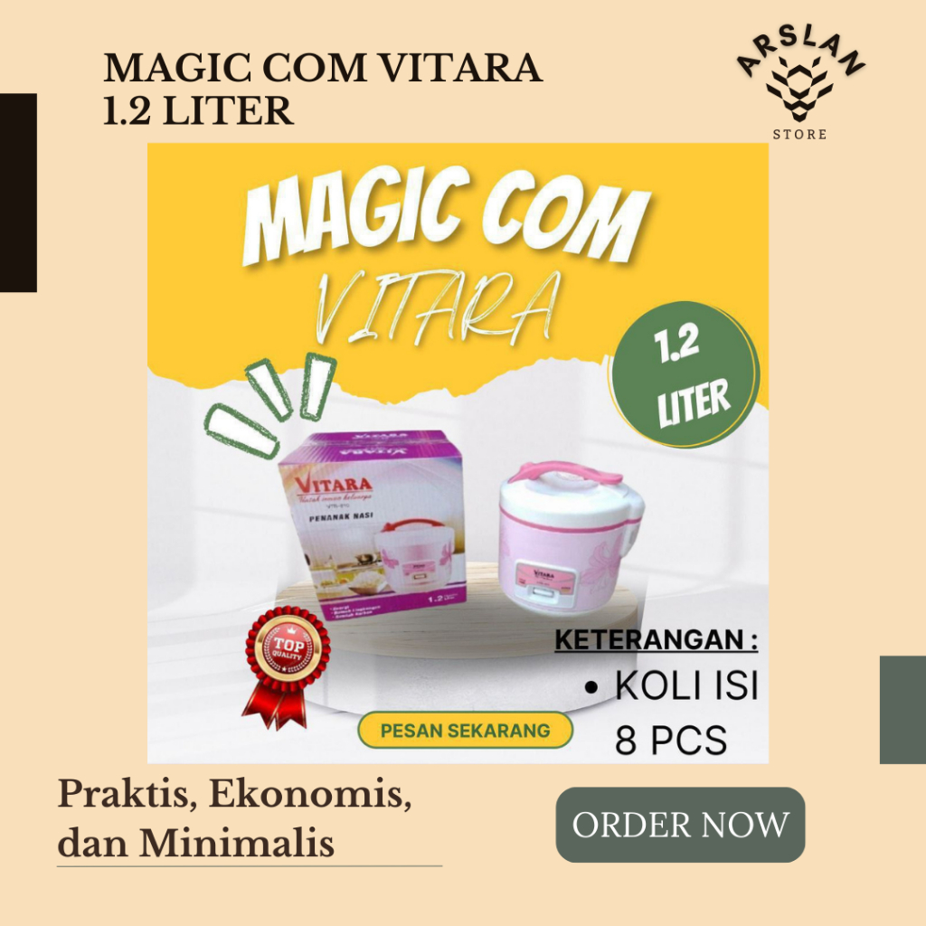 MAGIC COM VITARA 1.2 LITER