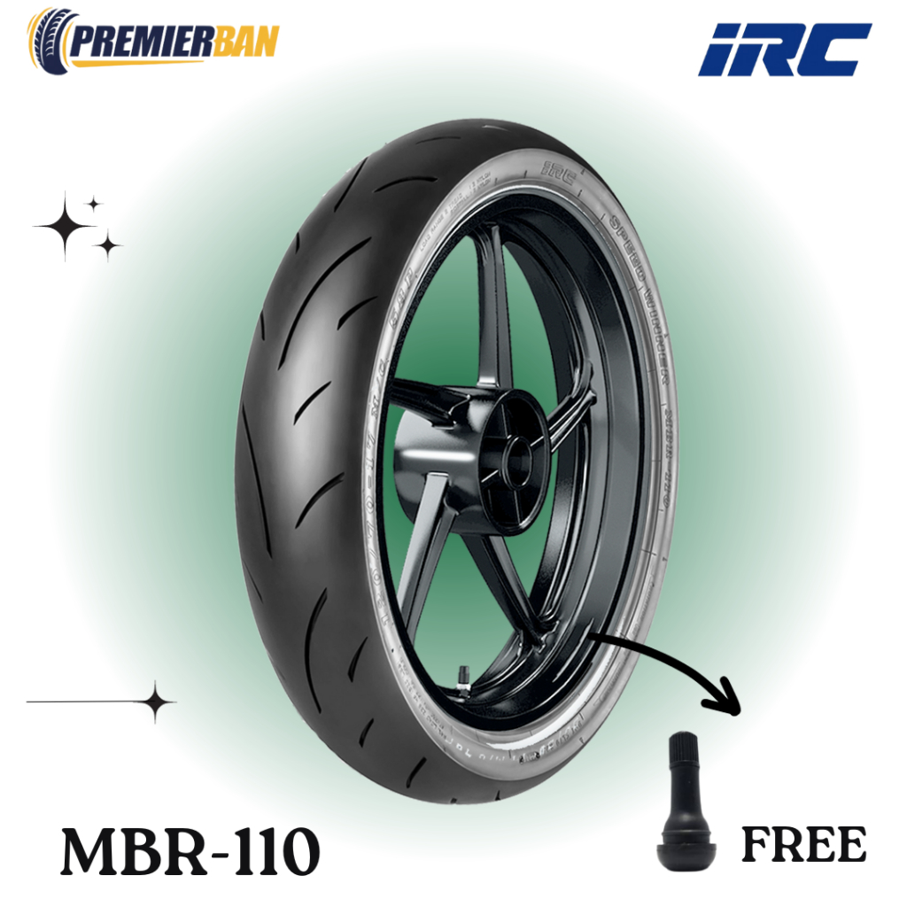 BAN MOTOR RING 14 IRC MBR-110 140/70-14 TUBELESS BAN MOTOR AEROX, NMAX