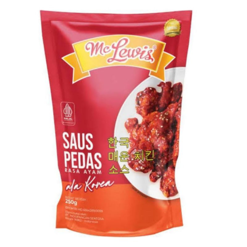 

Mc lewis Saus pedas ala Korea 250gr pedas rasa ayam