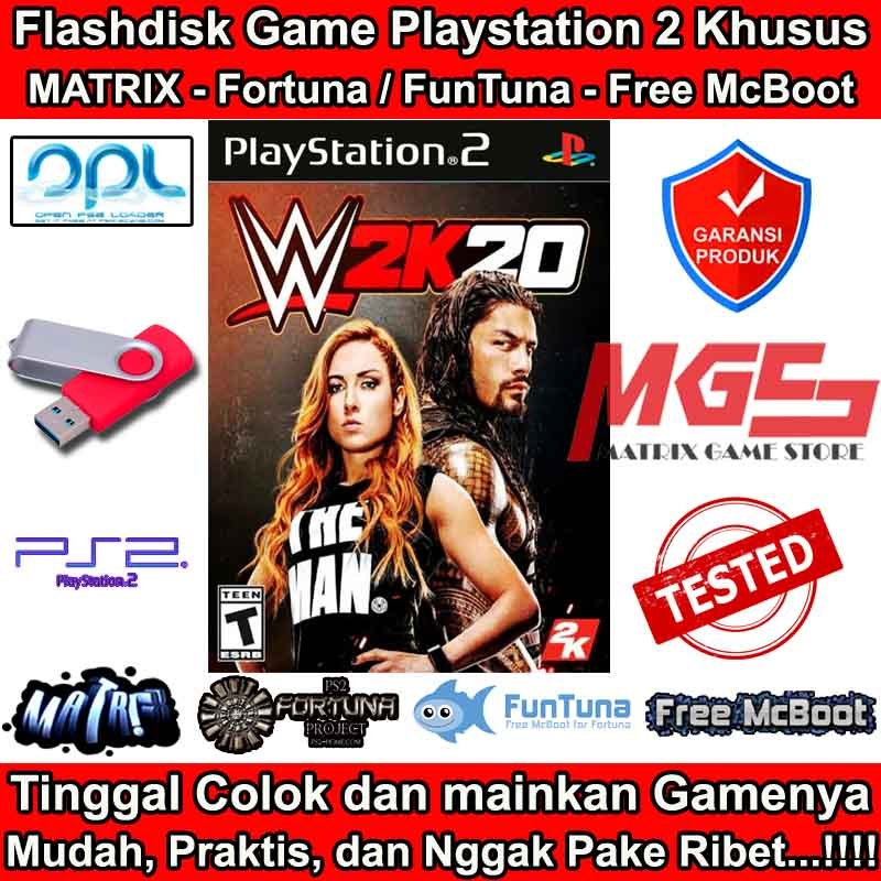 Flashdisk Game PS2 PS 2 WWE SmackDown 2020 - WWE SmackDown 2K20