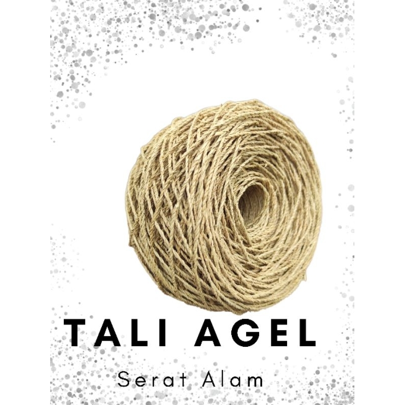 

TALI AGEL SUPER 2MM 100METER TALI HAMPERS SOUVENIR UNDANGAN SERAT ALAMI