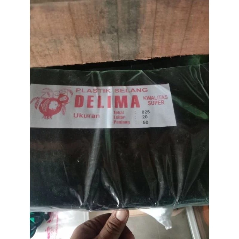 selang plastik 4" hitam delima / selang plastik 4dim