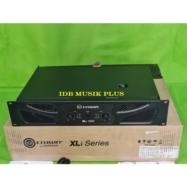 Power Ampli Class AB Crown Xli1500 Xli 1500 Original