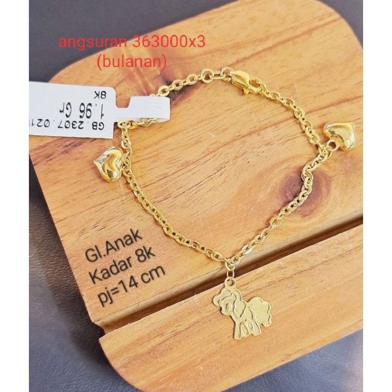 

kwitansi Angsuran gelang anak 8k