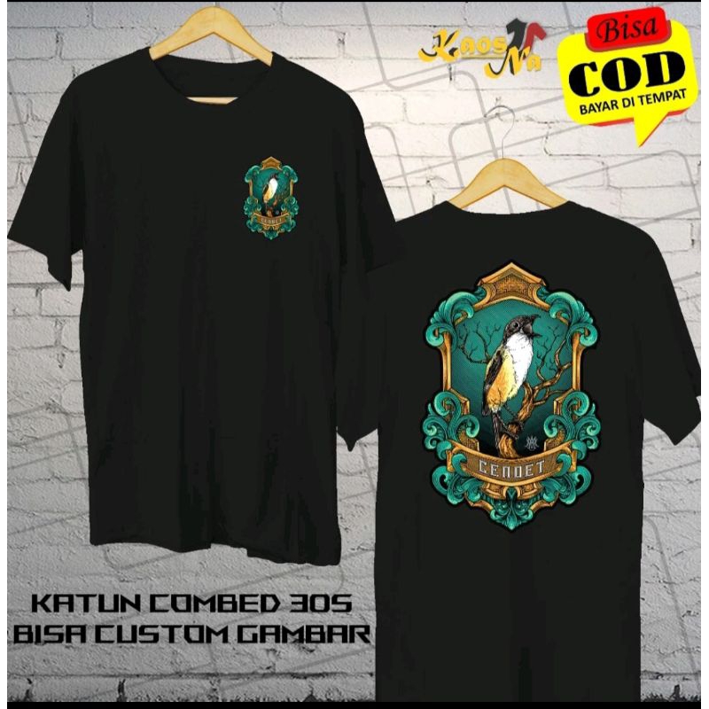 KAOS BURUNG CENDET HIJAU PECINTA BURUNG